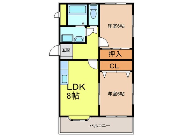 アメニティ１２の物件間取画像